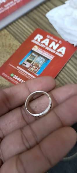 Round silver ring Make on order Dm now