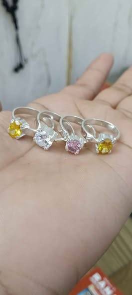 Silver rings Make on order Different colour Dm