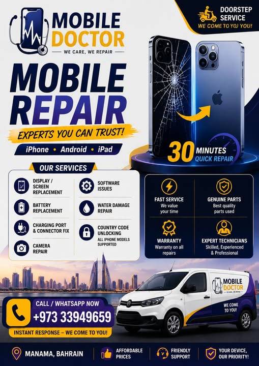 Mobile Doctor Professional Mobile Repair Services Screen Mobile