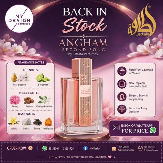 BACK IN STOCK ANGHAM SECOND SONG BY LATTAFA