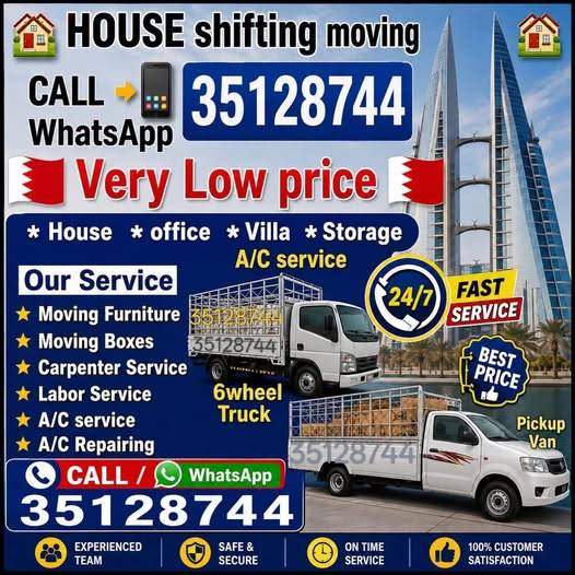 Moving and shifting service With Transport Big wheel