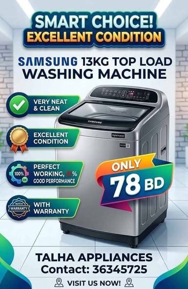 Samsung KG Top Load Washing Machine Very Neat