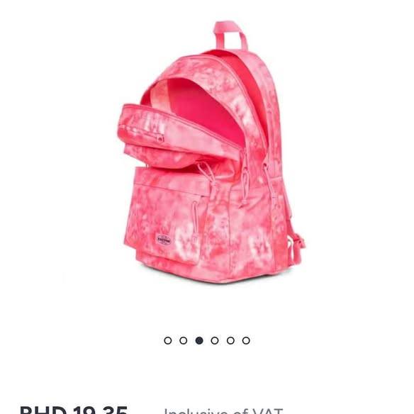 الحد المحرق Eastpak Backpack Pink Tie Dy الحد