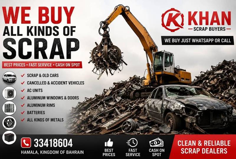 WE BUY ALL KINDS OF SCRAP We buy