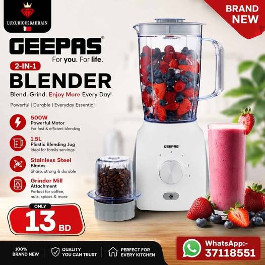 Upgrade your kitchen with this brand Geepas in