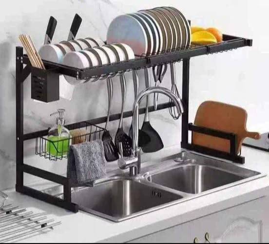 Dish drying rack over the sink Condition brand