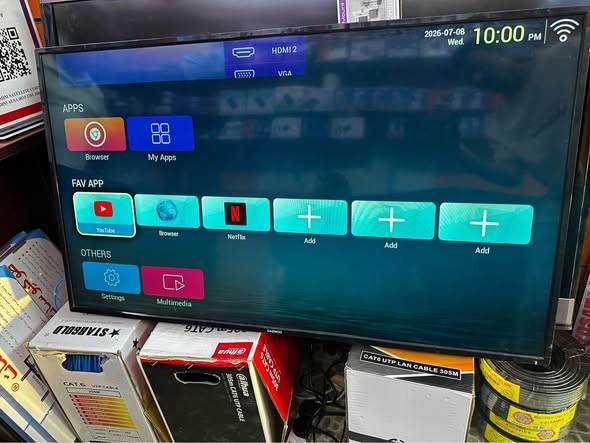 Smart tv and full HD also YouTube is