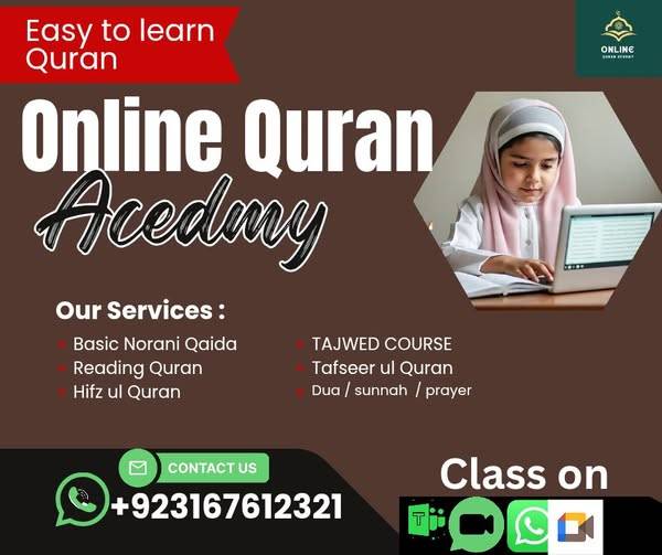 Learn Quran Online from Home Join our Online