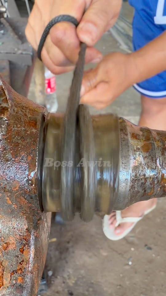Smooth crank polishing viralreels bossawin reels mecha Smooth