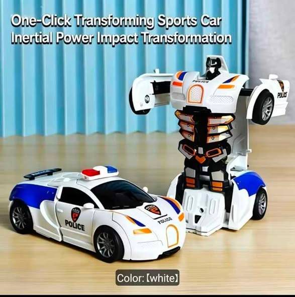 Police robot toy car Police robot toy car