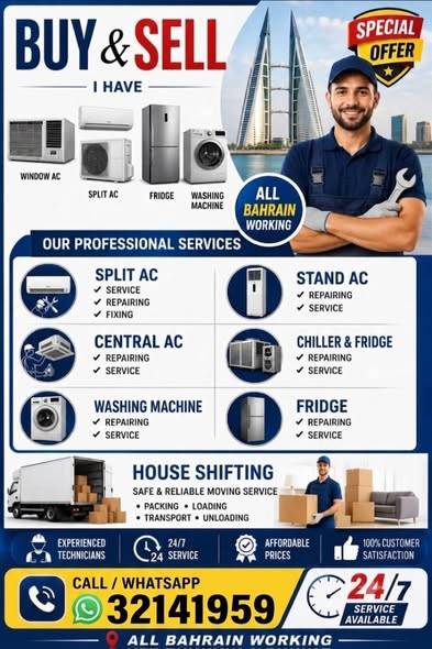 We have window AC split AC service rapring