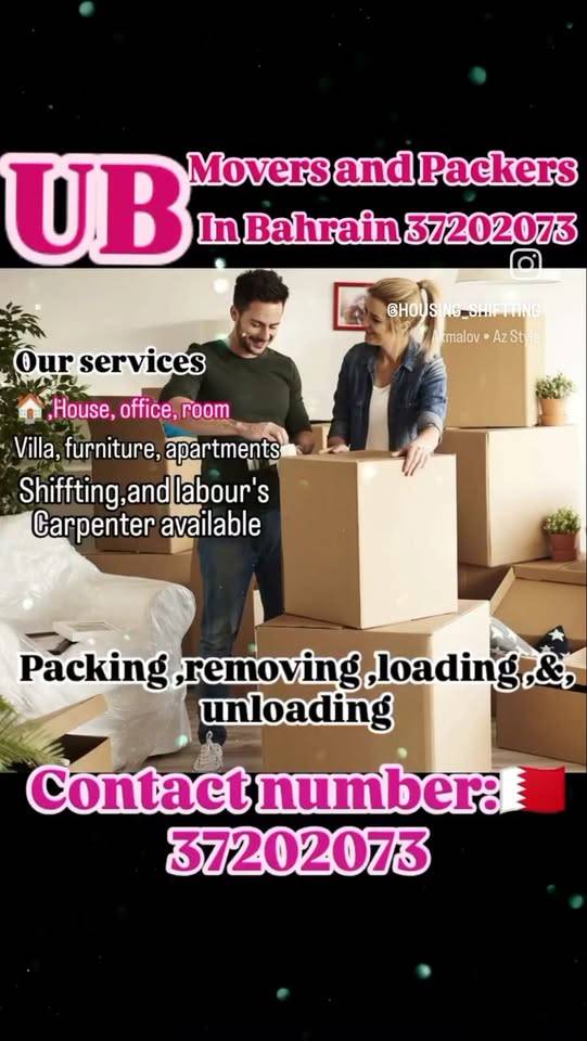 UB movers and packers house shifting office shifting