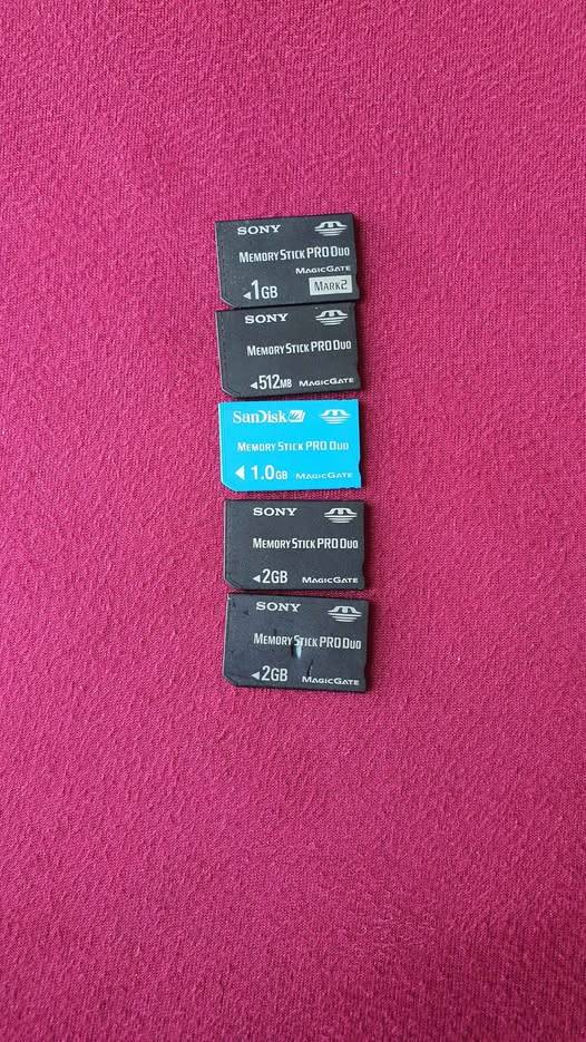 Selling memory Cards sony phone or PSP All