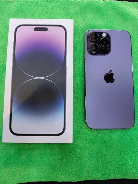 Iphone Promax GB Purple Color Battery Health Iphone